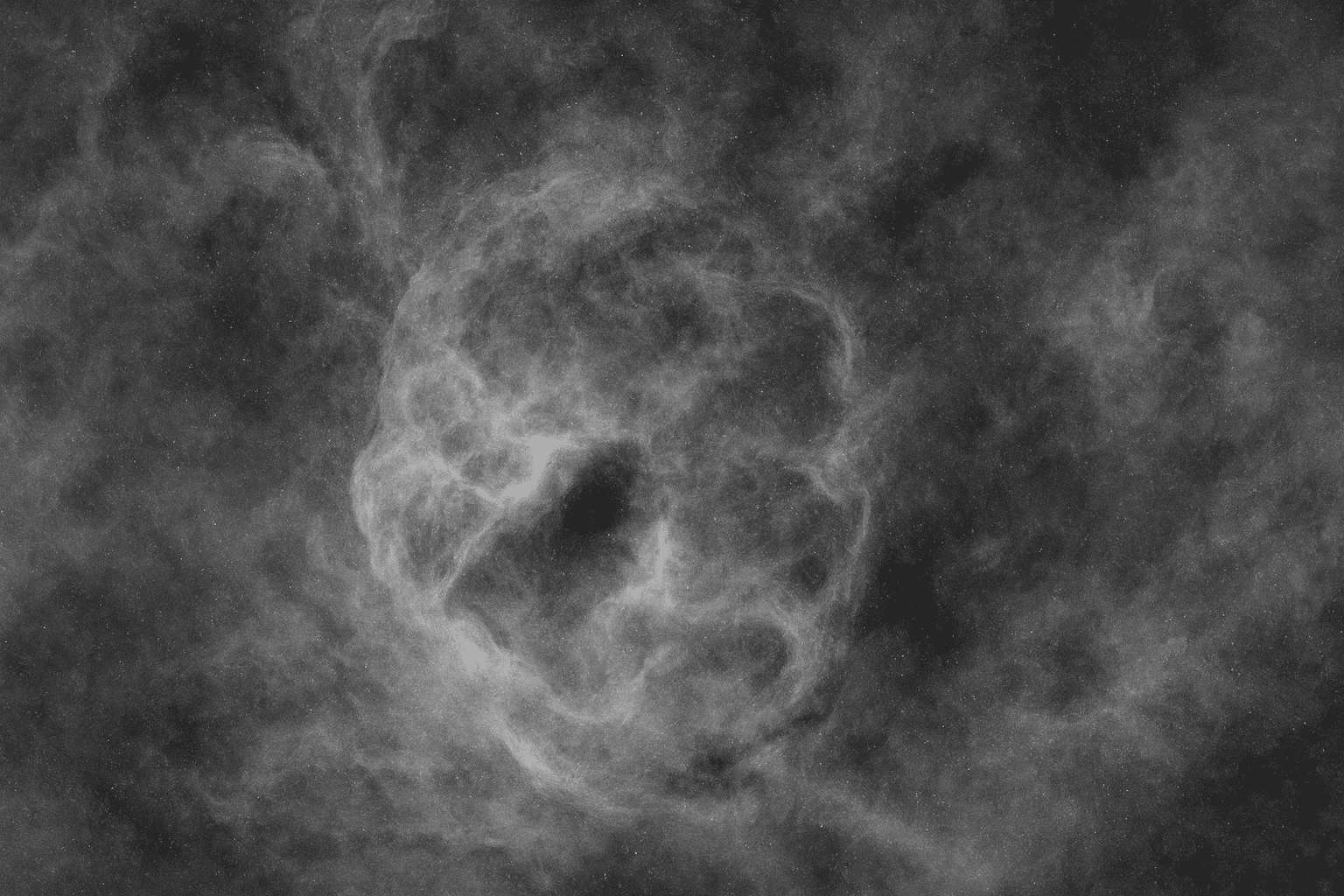 超新星爆発により、星の内部でつくられた酸素は宇宙へと解き放たれる。塵の周りに水素と酸素が集まり、宇宙に静かに氷ができ始める / Composed and visualized with ChatGPT